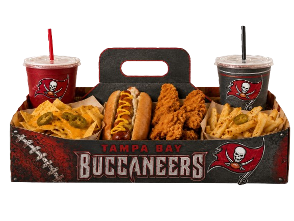 Custom stadium food box packaging