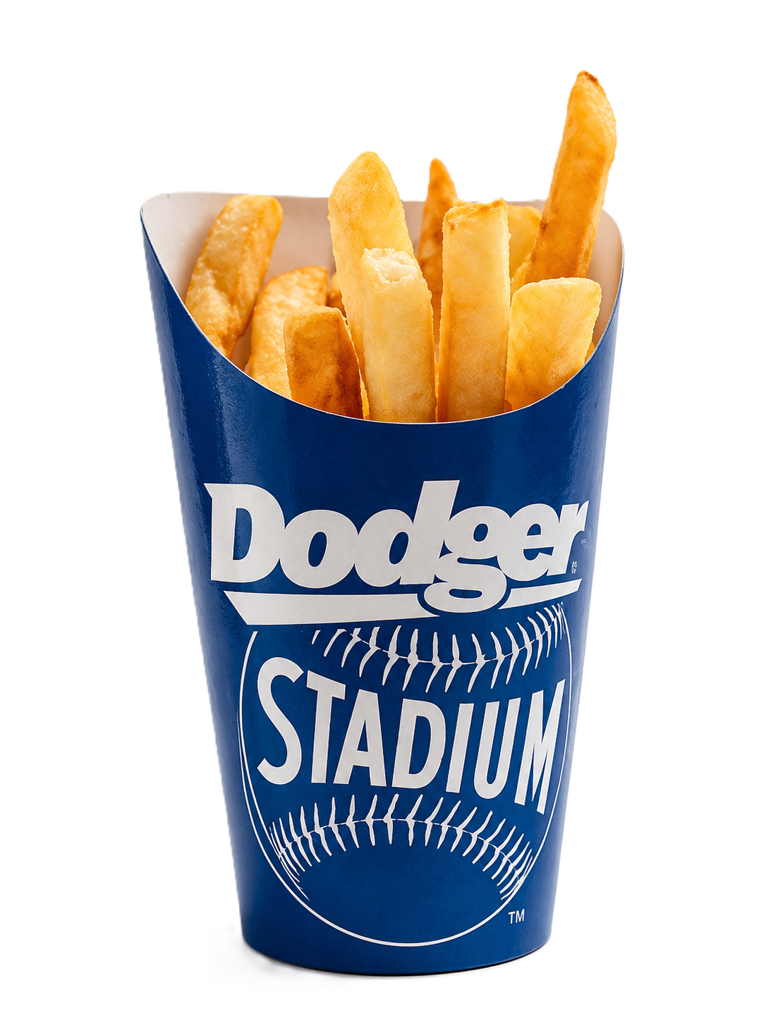 Dodgers Stadium branded french fry scoop container